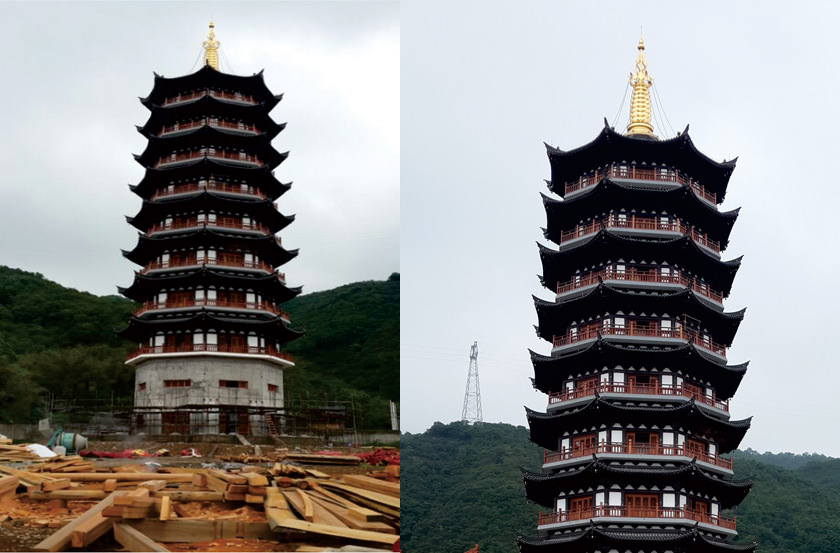 藥師寶塔設(shè)計(jì)建造施工—臺(tái)州善法寺